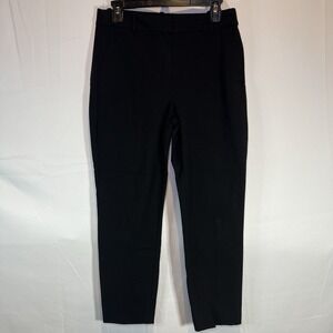 J. Crew Womens 8 Black Crop Length Ruby Pant Stretch Twill Preppy Classic Office